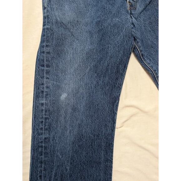 Levi’s 501 Original Fit Button Fly Jeans W38 L30 (Measures 29”) Classic Blue - Picture 5 of 11